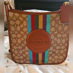 Coach Dempsey crossbody file bag purse new